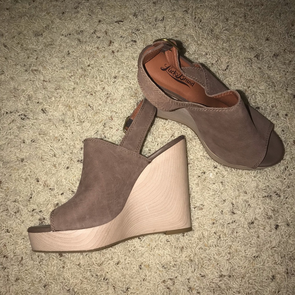 Brown Lucky Brand Wedges